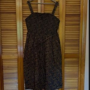 Ava and Viv brown and black summer dress